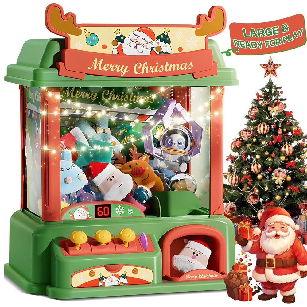 Christmas Claw Machine For Kid - Arcade Game Vending Machine review and price