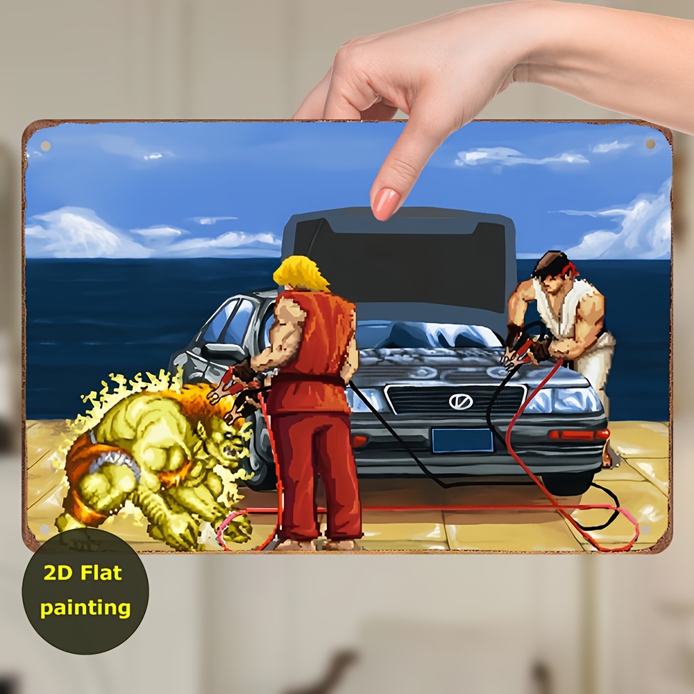 Vintage iron sign poster Sprin - Arcade Games & Vending Co review and price